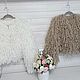 Кардиган - шубка "Лама" укороченная вязаная. Кардиганы. Knitting by Natali. Ярмарка Мастеров.  Фото №6