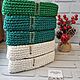Вязаная корзинка в форме "Елочка". Корзины. Knitted basket. Ярмарка Мастеров.  Фото №6