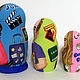 Order Copy of Custom nesting doll Portrait matryoshka 3 pieces. baklanchik11. Livemaster. . Dolls1 Фото №3