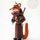 Order Felted toy The Monk Fox. Inga Moiseeva The Leprechaun's shop. Livemaster. . Felted Toy Фото №3