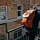 Кожаный классический рюкзак «Турист». Рюкзаки. ALEX FLAIR • leather goods. Интернет-магазин Ярмарка Мастеров.  Фото №2