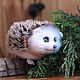 Chubby big hedgehog. Stuffed Toys. handmade toys by Mari (handmademari). My Livemaster. Фото №4