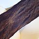 Men's felted scarf, wool, felt, silk, with fringe, custom made. Felted scarf for men. Men's gift. Scarf to order. Any colors and sizes.
