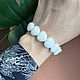 Браслет с белым кварцем. Браслет из бусин. Katerina Moroz accessories for you (katerinamoroz). Ярмарка Мастеров.  Фото №5
