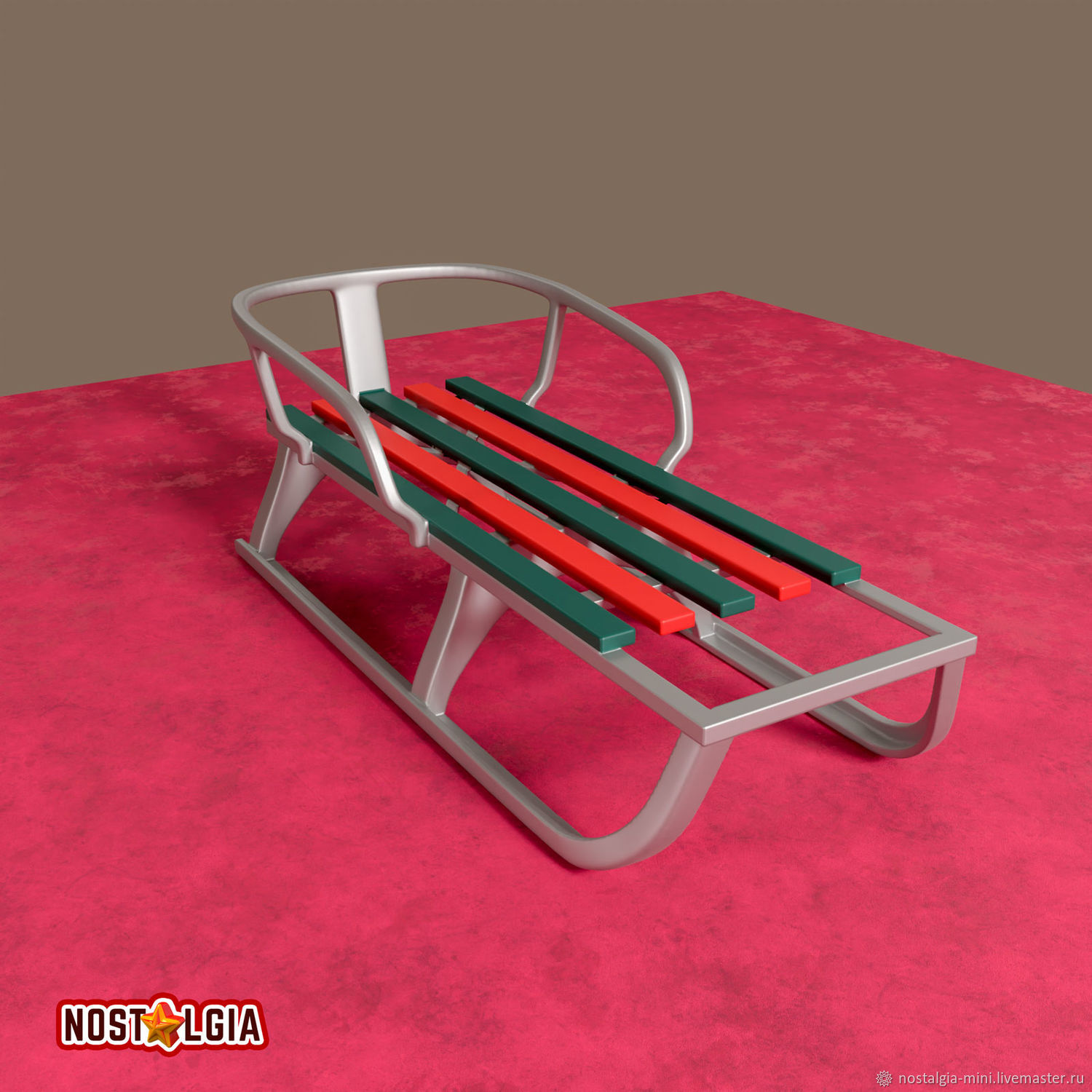 Детские санки из СССР (3D-модель для печати) в интернет-магазине на ...
