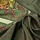 Шелк платочный зеленый купон 38 см, Ткани, Сочи,  Фото №1