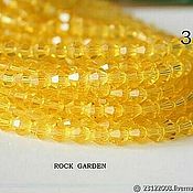Материалы для творчества handmade. Livemaster - original item Beacons yellow (112) 4mm - (10pcs). Handmade.
