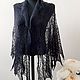 Frey's shawl from kid mohair. Shawls. Shawl Masterpiece. Online shopping on My Livemaster.  Фото №2
