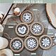 Set of small crocheted dreamcatchers with feathers or fringe. Christmas decorations. Вязаные ловцы снов My_lace_dreams. My Livemaster. Фото №4