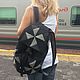 Backpack Triangle Black denim, Backpacks, Saratov,  Фото №1