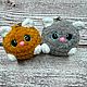 Вязаные брелки котята. Амигуруми куклы и игрушки. Нина Суханова. Ярмарка Мастеров.  Фото №15