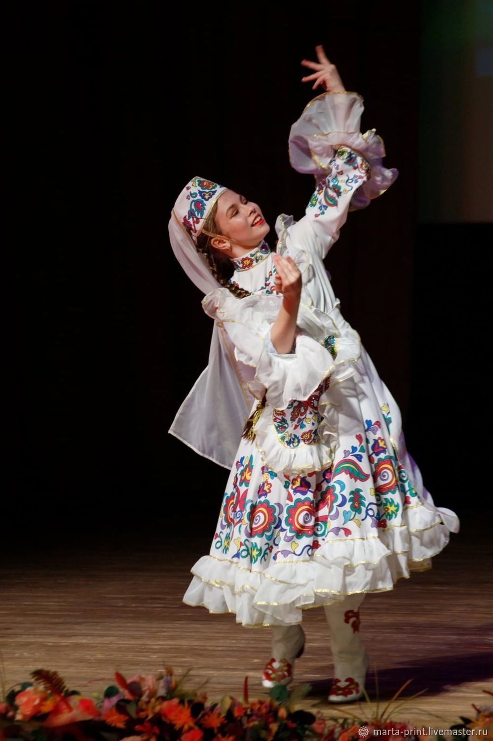 Татарский народный костюм для девочки