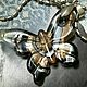 Винтаж: Ожерелье с кулоном бабочкой из венецианского стекла. Колье винтажные. Vintage&Shine. Ярмарка Мастеров.  Фото №5