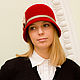 Order Hat Cloche Bordeaux. EDIS | дизайнерские шляпы Наталии Эдис. Livemaster. . Hats1 Фото №3