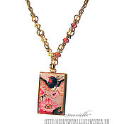 Украшения handmade. Livemaster - original item Necklace pendant Love letter. Handmade.