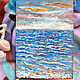 The painting `Evening sea` (Acrylic) Catherine Aksenova.picture of sea,picture of Seagull,the picture of the sun,painting a seascape.picture of sea,picture of Seagull,the picture of the sun,painting a