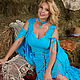 dresses: Goddess Turquoise. Dresses. Masterskaya Kutyure (kutyrie). My Livemaster. Фото №4