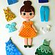 Order Set for the game ' Dress up doll'. Wise Owl. Livemaster. . Stuffed Toys Фото №3