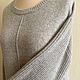 Платье "Первый снег", кашемир+ меринос. Платья. FAVORITE KNITWEAR (Наталья). Интернет-магазин Ярмарка Мастеров.  Фото №2