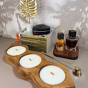 Сувениры и подарки handmade. Livemaster - original item A large interior candle in a mango tree. Handmade.