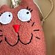 Котики из ткани. Мягкие игрушки. Манюша - Декор и игрушки в интерьере. Ярмарка Мастеров.  Фото №4