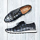 Sneakers made of genuine crocodile leather, 100% handmade!. Sneakers. SHOES&BAGS. My Livemaster. Фото №5