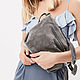 Bag Crossbody grey suede shoulder bag suede, Crossbody bag, Moscow,  Фото №1