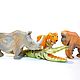 Juguete de madera del recuerdo del León. Miniature figurines. magazin  Olega i Sofii Skulpturka (Tallista-1). Ярмарка Мастеров.  Фото №4