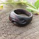 Ring wood ebony. Rings. Woollywood_woodcarving. Online shopping on My Livemaster.  Фото №2