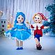 Буратино. Набор елочных игрушек. Елочные игрушки. Елена Логинова (elena_loginova_toys). Интернет-магазин Ярмарка Мастеров.  Фото №2