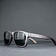 "Sahara Dark Black" от Timbersun деревянные солнцезащитные очки. Очки. Уникальные аксессуары Timbersun. Интернет-магазин Ярмарка Мастеров.  Фото №2