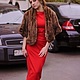 Long knitted dress 'Red bull'. Dresses. Lana Kmekich (lanakmekich). My Livemaster. Фото №5