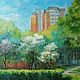 Spring. Solntsevo #4. Oil painting, Pictures, Moscow,  Фото №1