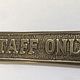 The badge in bronze  . Tag custom, Accessories4, Volgograd,  Фото №1