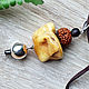 Order Amber. Garnet in the mountains pendant amber silver Melchior. Frollena II. Natural Baltic amber. Livemaster. . Pendants Фото №3