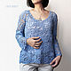 Irish lace pullover. Pullover Sweaters. CUTE-KNIT by Nata Onipchenko. My Livemaster. Фото №6