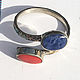 Кольцо с двумя маленькими камушками пьедра разного цвета, Кольца, Геленджик,  Фото №1