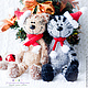 Новогодний Котик. Мягкие игрушки. Игрушки от Верушки, Липина Вероника. Интернет-магазин Ярмарка Мастеров.  Фото №2