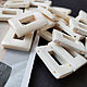Bead Connector Bleached Buffalo Bone Rectangle 30h23mm. Beads1. - Olga - Mari Ell Design. Online shopping on My Livemaster.  Фото №2
