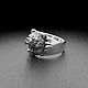 Кольцо Медведь. Кольца. AlexFox Jewelry. Интернет-магазин Ярмарка Мастеров.  Фото №2
