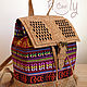 Пробковый эко рюкзачок "Red Eco Tribe". Рюкзаки. HolyCowChic. Ярмарка Мастеров.  Фото №6