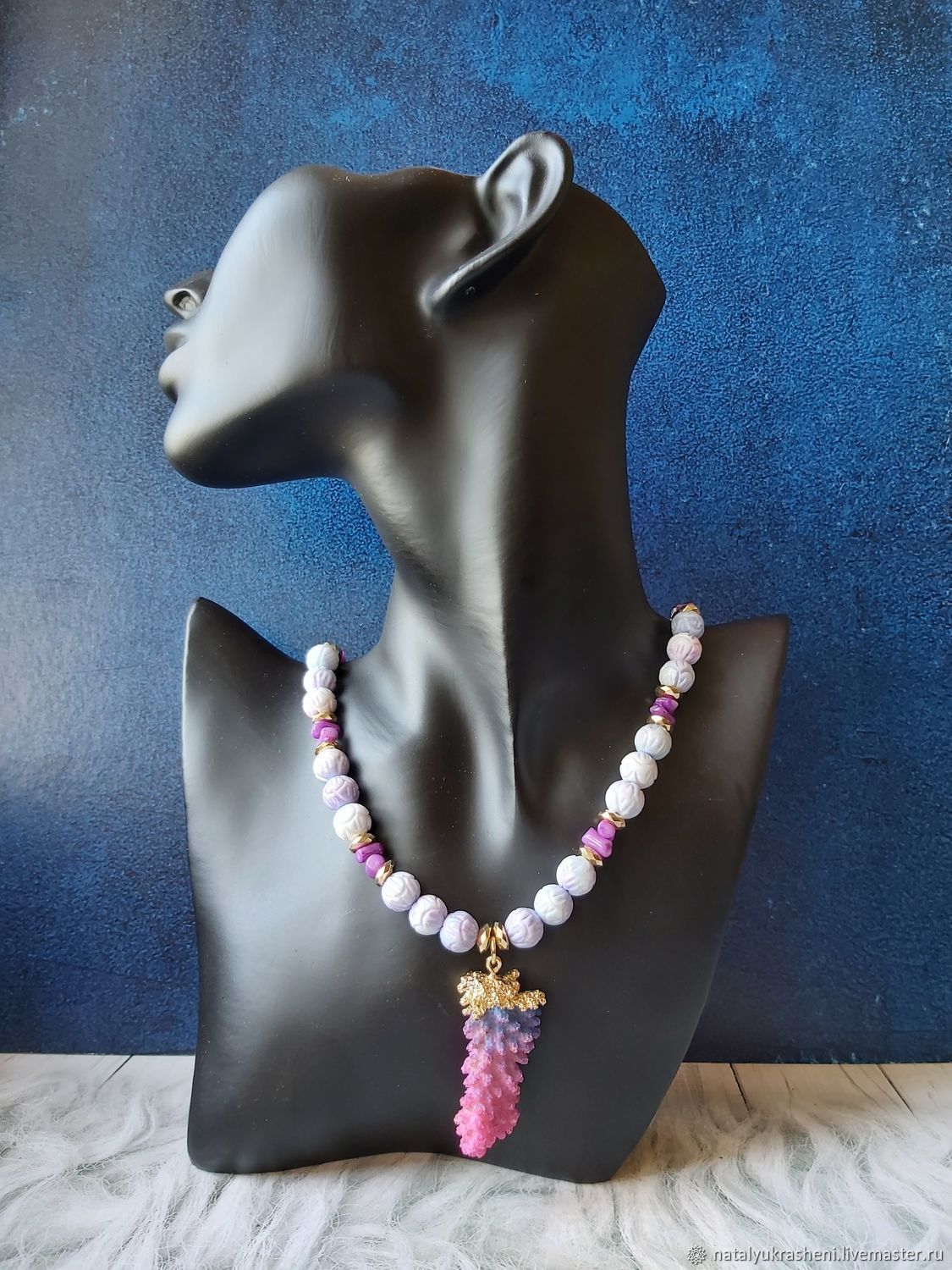 Бусы "Я мечтала о морях и кораллах" купить на Ярмарке