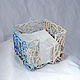 Napkin Holder Cube. Napkin holders. Elena Zaychenko - Lenzay Ceramics. My Livemaster. Фото №6