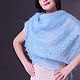 Blue downy shawl. Shawls1. Dom-puha (dom-puha). My Livemaster. Фото №4