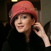 Аксессуары handmade. Livemaster - original item Loretta Hat. Handmade.