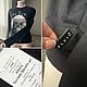 Винтаж: Люкс. haute-couture готика. Свитшот с черепом от    PHIL. Свитшоты винтажные. Vintage-bazaar. Ярмарка Мастеров.  Фото №6