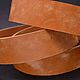 Заказать Чепрак. Италия. Maya. Cognac 3.4-3.6 мм. Ременная поло. vlasovstore & bucklestore. Ярмарка Мастеров. . Кожа Фото №3