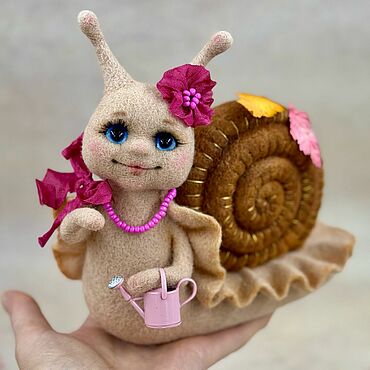 Куклы и игрушки ручной работы. Ярмарка Мастеров - ручная работа Улитка Мила. Handmade.