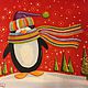 Салфетка для декупажа - Новый год: пингвин и олень
Декупажная радость