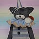 Заказать Тедди Котик Маркус. Ирина (My-prettytoys). Ярмарка Мастеров. . Тедди Зверята Фото №3